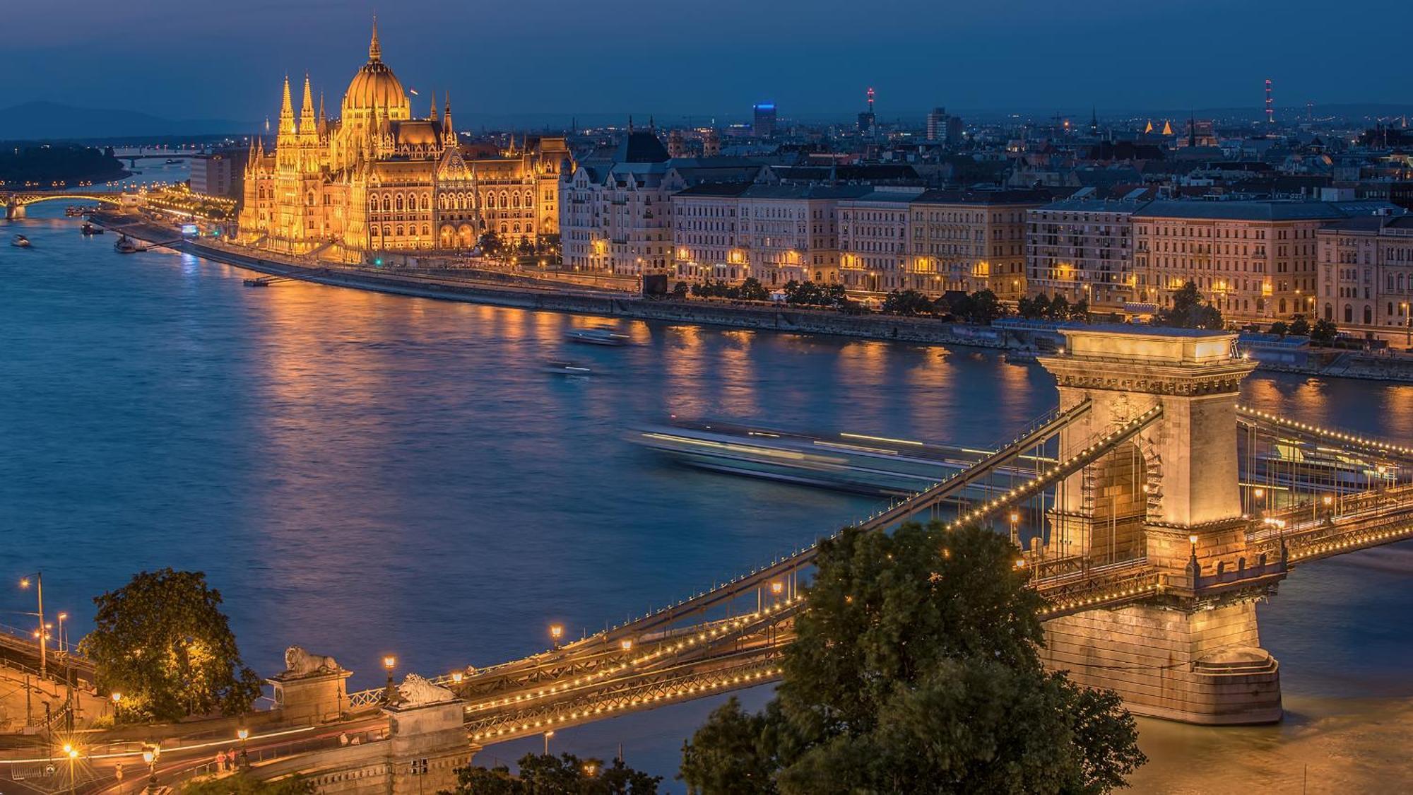 Riverside Luxury Panorama Home - Smarttv, Fastwifi Budapesta Exterior foto