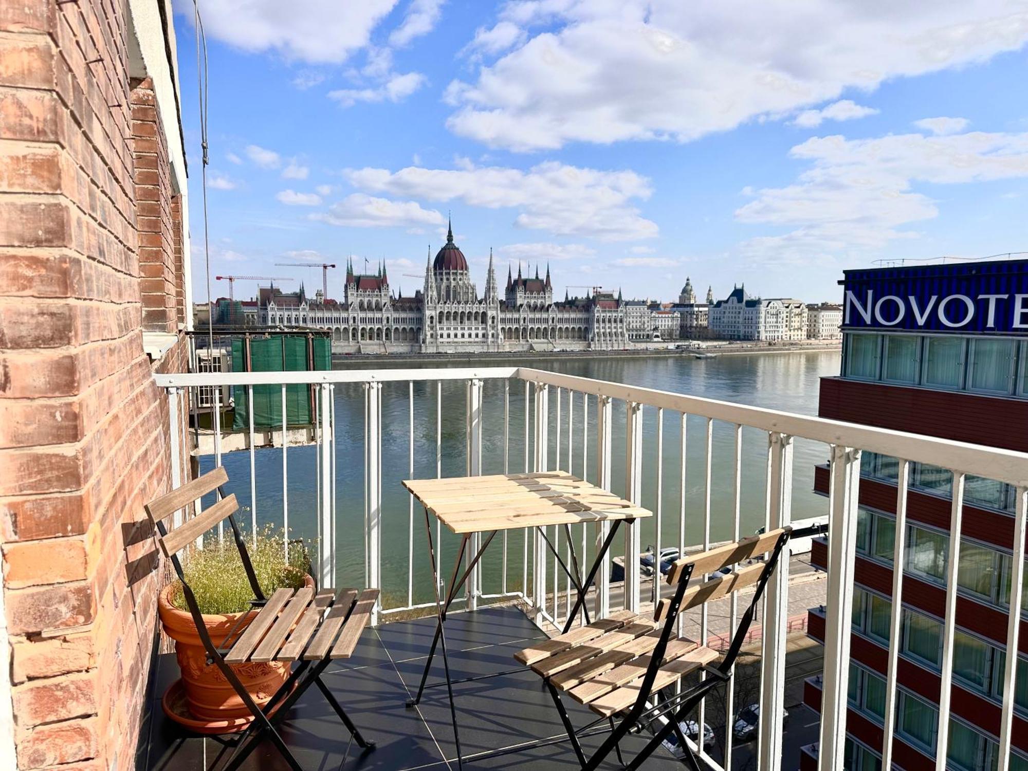 Riverside Luxury Panorama Home - Smarttv, Fastwifi Budapesta Exterior foto